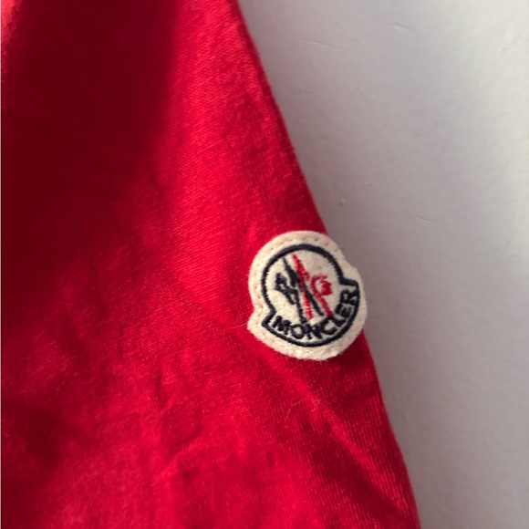 Moncler Men Vibrant Red Tee - Picture 4 of 11